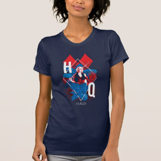 Självmordstorget | Harley Quinn Fern & Diamonds T Shirt