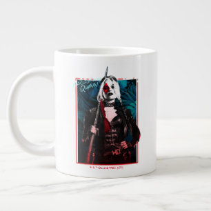 Självmordstorget   Harley Quinn & Grönt Ferns Jumbo Mugg
