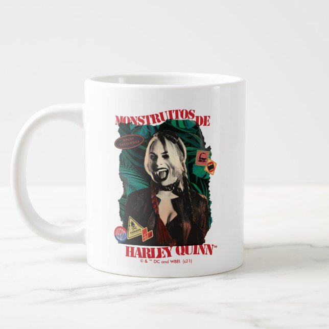 Självmordstorget | Harley Quinn Winking Jumbo Mugg (Vänster)