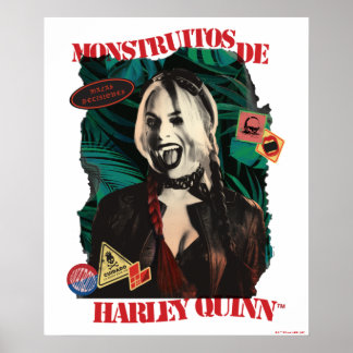 Självmordstorget | Harley Quinn Winking Poster
