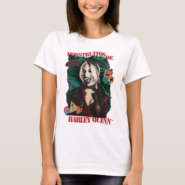 Självmordstorget | Harley Quinn Winking T Shirt (Framsida)