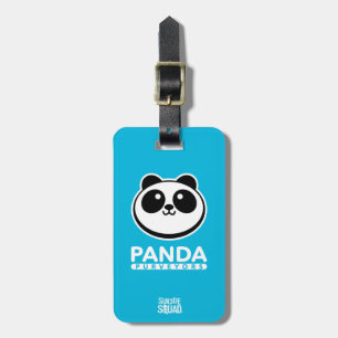Självmordstorget  Panda Purveyers Logotyp Bagagebricka