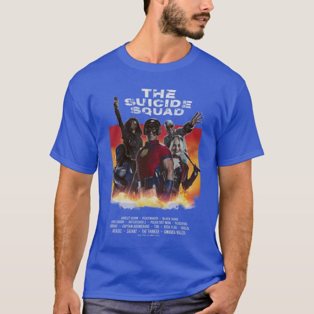 Självmordstorget | Retro-Stil-filmPoster T Shirt (Framsida)