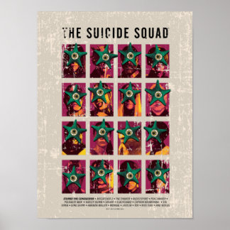 Självmordstorget | Starro Squad Edition Poster