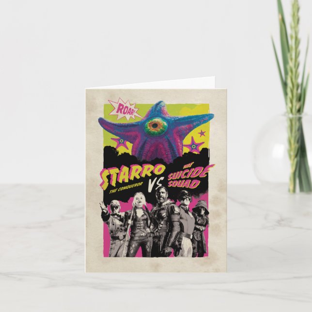 Självmordstorget | Starro Vs Suicide Squad Anteckningskort (Framsida)