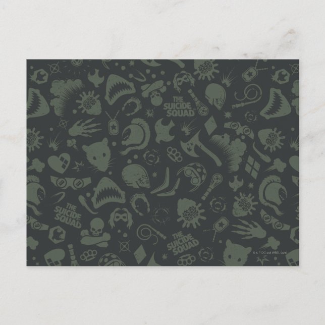 Självmordstorget | Teckenikonen Mönster Vykort (Framsida)