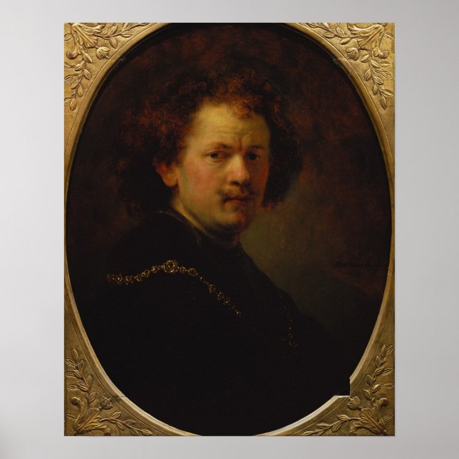 Självporträtt, 1633 poster (Framsidan)