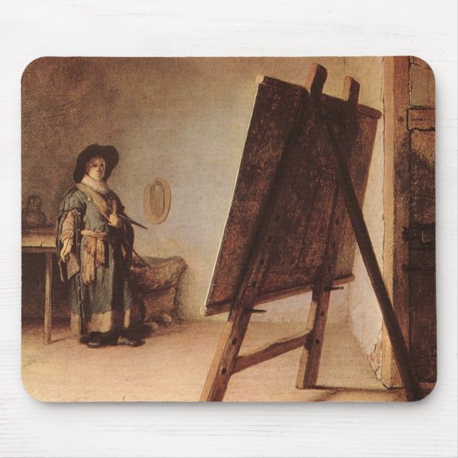Självporträtt 1658 musmatta (Framsidan)