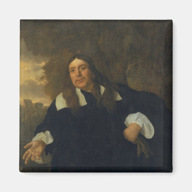 Självporträtt, 1662 magnet (Framsidan)