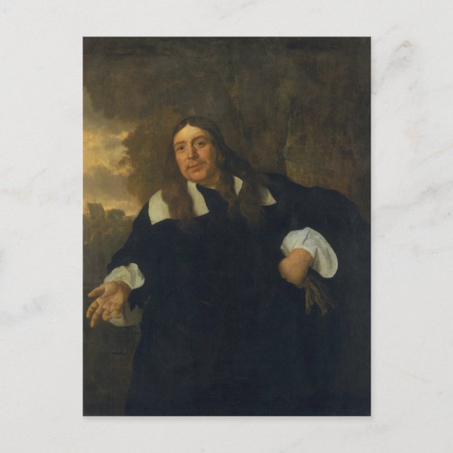 Självporträtt, 1662 vykort (Framsida)