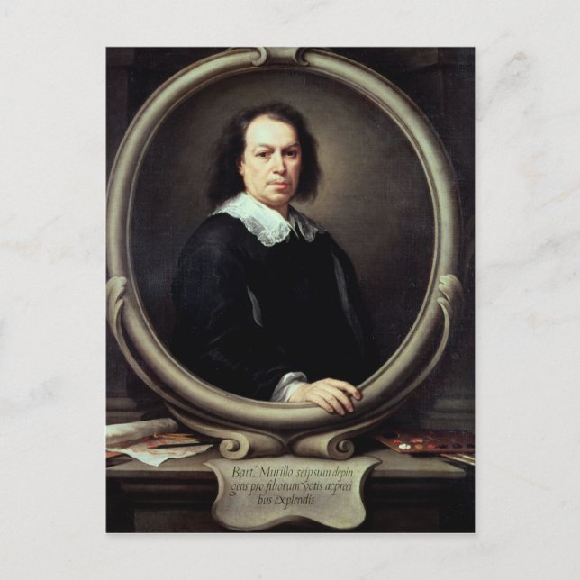 Självporträtt, 1670-73 vykort (Framsida)