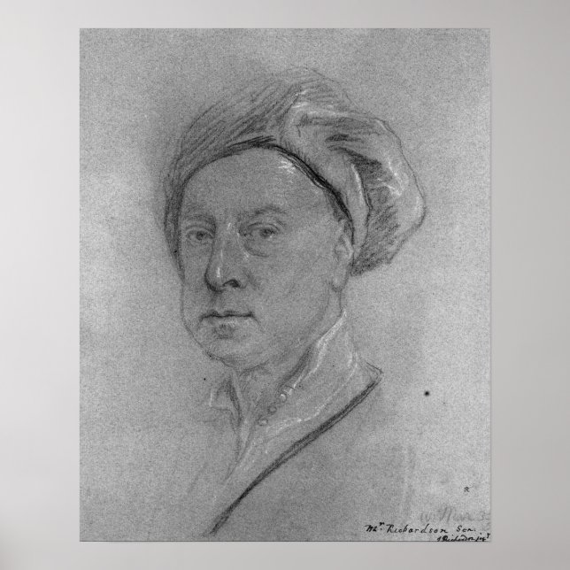 Självporträtt, 1734-35 poster (Framsidan)