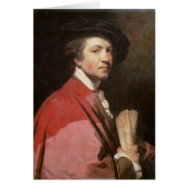 Självporträtt 1775 hälsningskort (Framsidan)