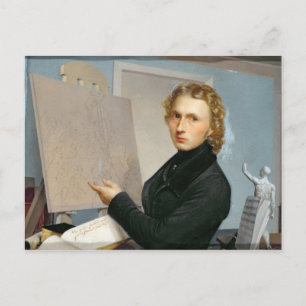 Självporträtt, 1822 vykort