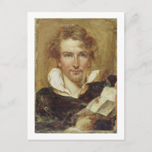 Självporträtt, 1823 (olja på papper på panel) vykort
