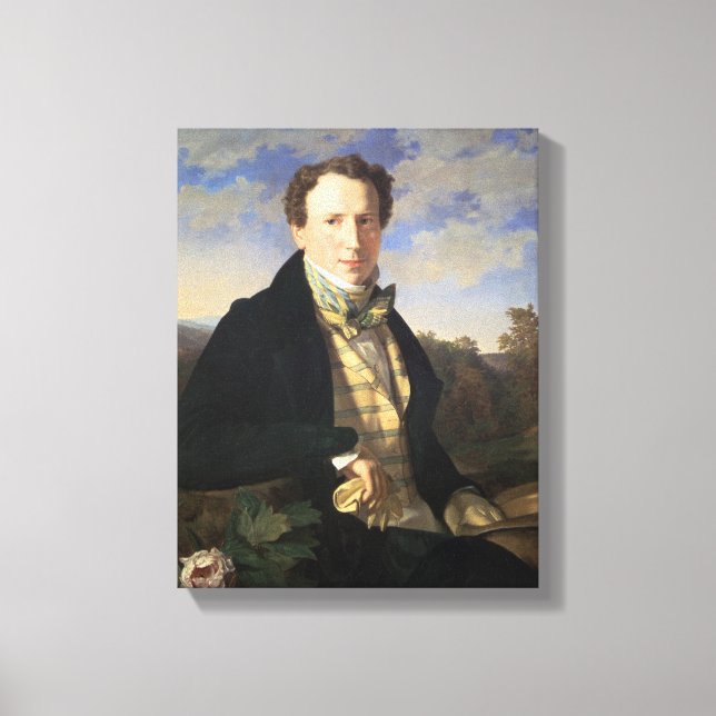 Självporträtt, 1828 canvastryck (Framsida)