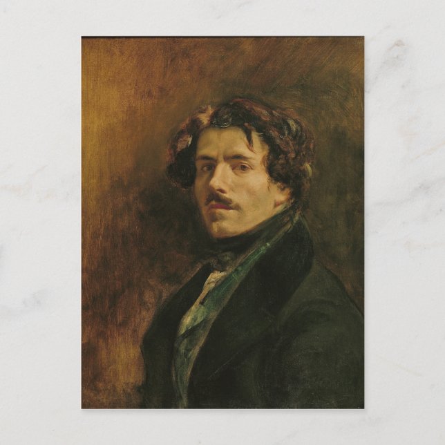 Självporträtt, 1837 vykort (Framsida)