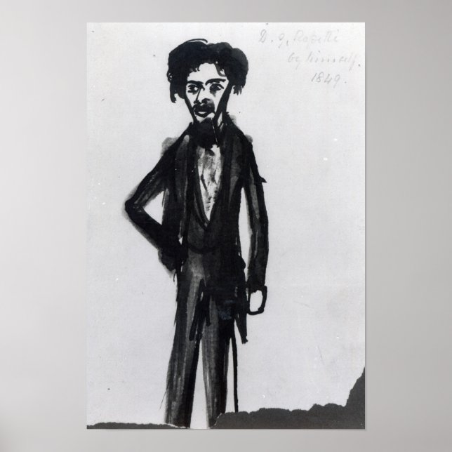 Självporträtt, 1849 poster (Framsidan)