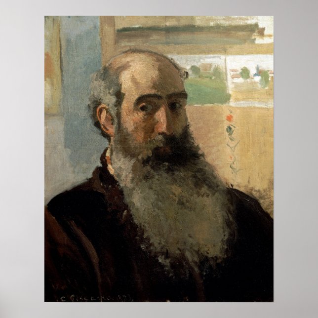 Självporträtt, 1873 poster (Framsidan)