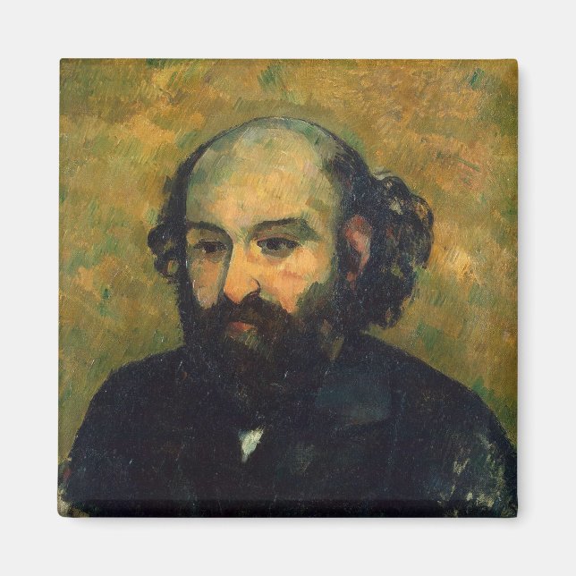 Självporträtt, 1880-81 magnet (Framsidan)