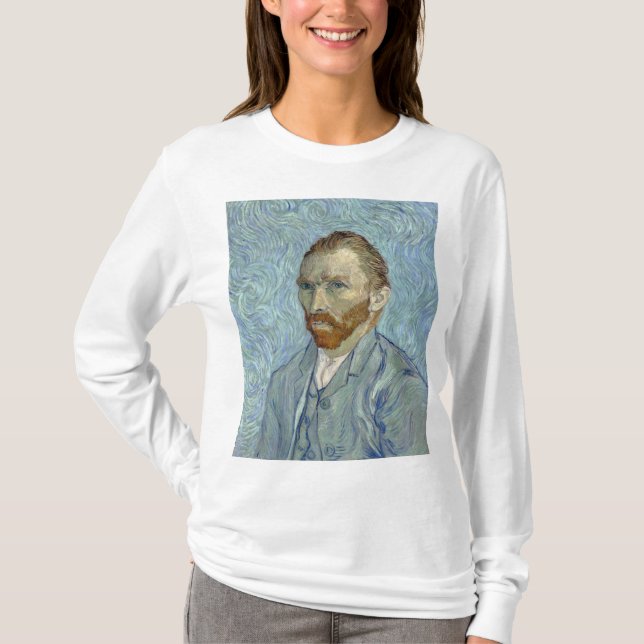 Självporträtt 1889 av Vincent van Gogh T Shirt (Framsida)