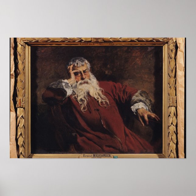 Självporträtt, 1889 poster (Framsidan)