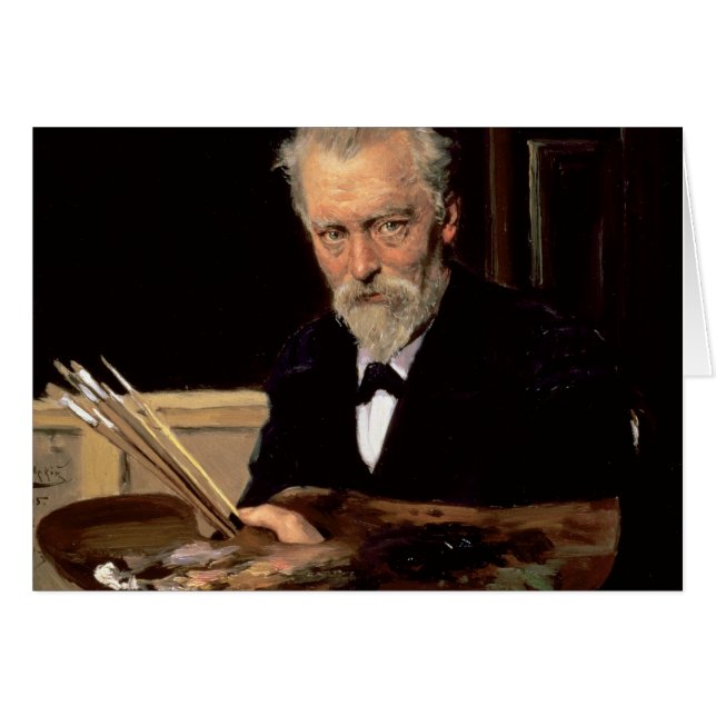 Självporträtt 1905 hälsningskort (Framsidan Horizontal)