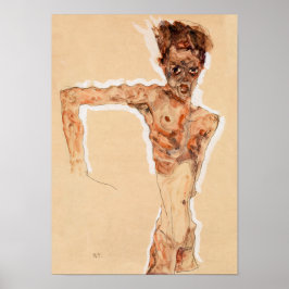 Självporträtt (1911) | Egon Schiele | Poster