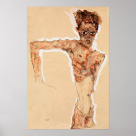 Självporträtt (1911) | Egon Schiele | Poster