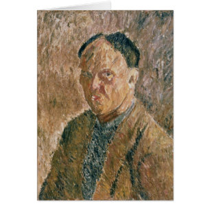 Självporträtt 1923 hälsningskort