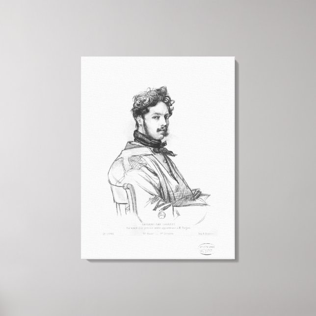 SJÄLVPORTRÄTT 2 CANVASTRYCK (Framsida)