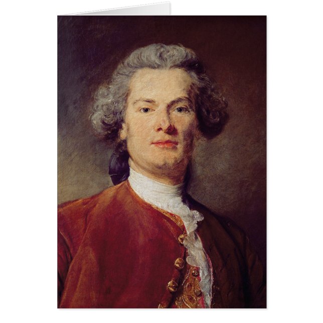 Självporträtt 2 hälsningskort (Framsidan)