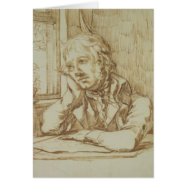 Självporträtt 3 hälsningskort (Framsidan)