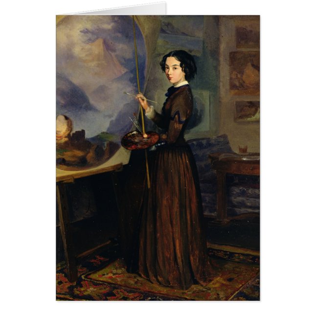 Självporträtt 3 hälsningskort (Framsidan)