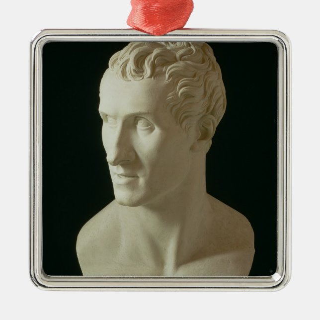 Självporträtt 6 julgransprydnad metall (Framsidan)