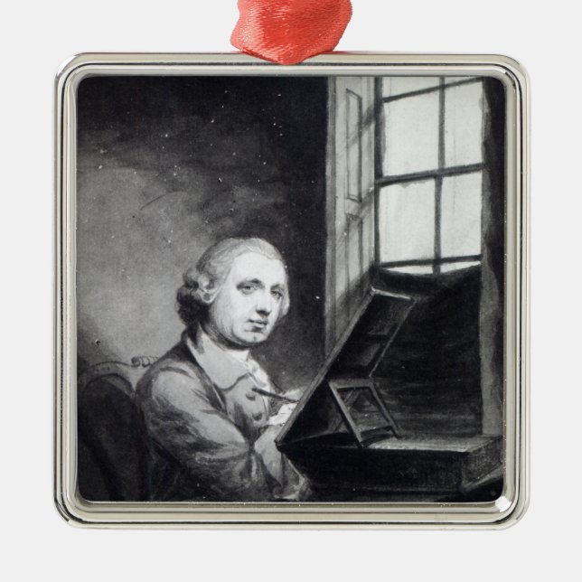 Självporträtt 6 julgransprydnad metall (Framsidan)