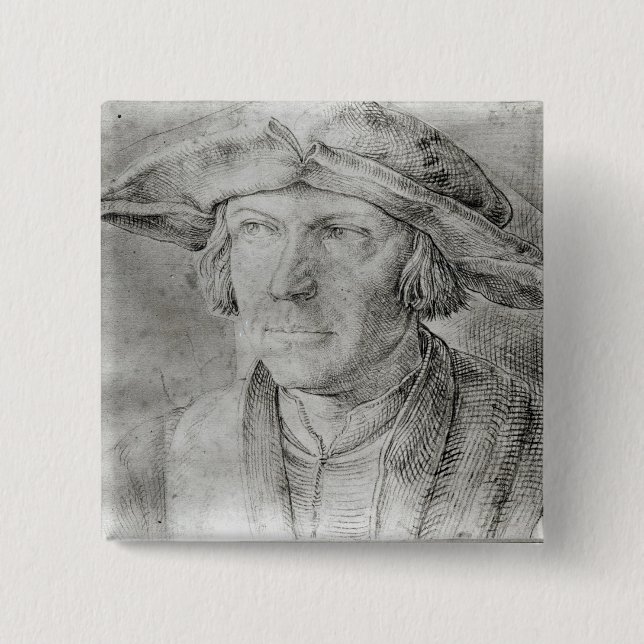 Självporträtt 6 knapp (Framsida)