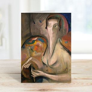 Självporträtt Alice Bailly Kort