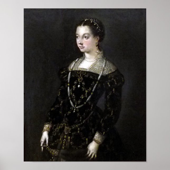 Självporträtt - Anguissol Sofonisba - Circa 1559 Poster (Framsidan)