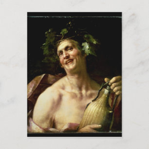 Självporträtt as Bacchus Vykort