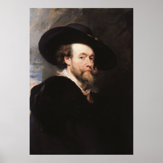 Självporträtt av Herr Peter Paul Rubens Poster (Framsidan)