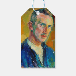 Självporträtt (av Magnus Enckell) Presentetikett