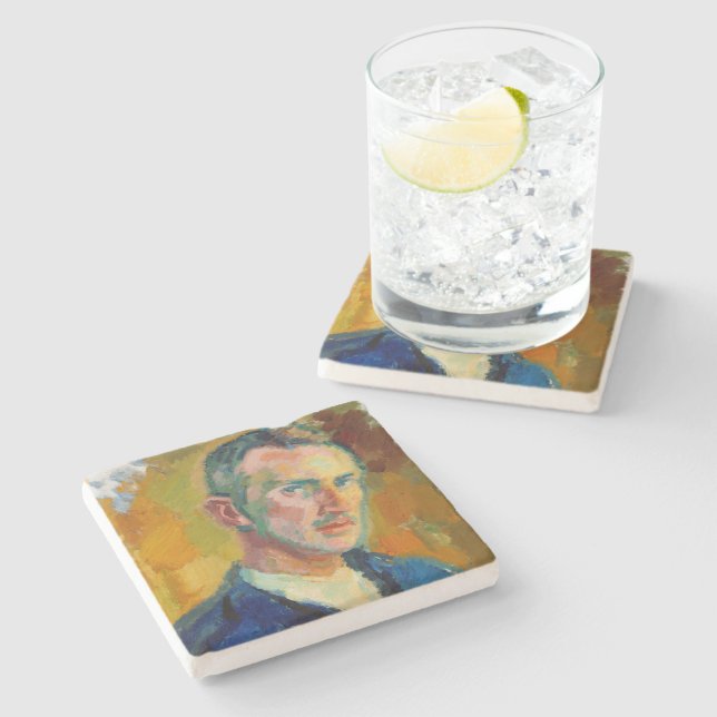 Självporträtt (av Magnus Enckell) Stenunderlägg (Sidan)
