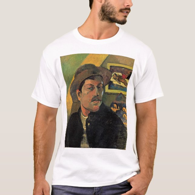 Självporträtt av Paul Gauguin (bäst kvalitets-) Tee (Framsida)