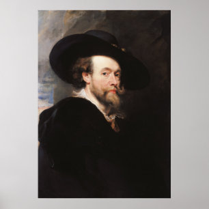 Självporträtt av Sir Peter Paul Rubens Poster