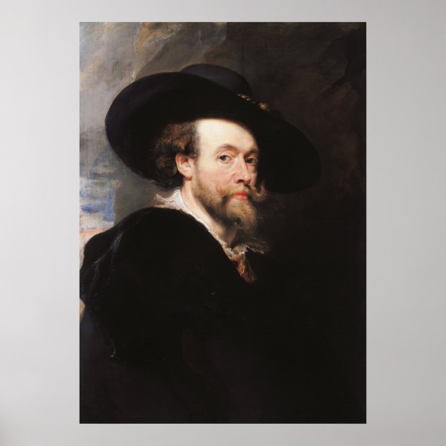 Självporträtt av Sir Peter Paul Rubens Poster (Framsidan)