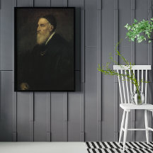 Självporträtt av Titian, Vintage Renässanskonst