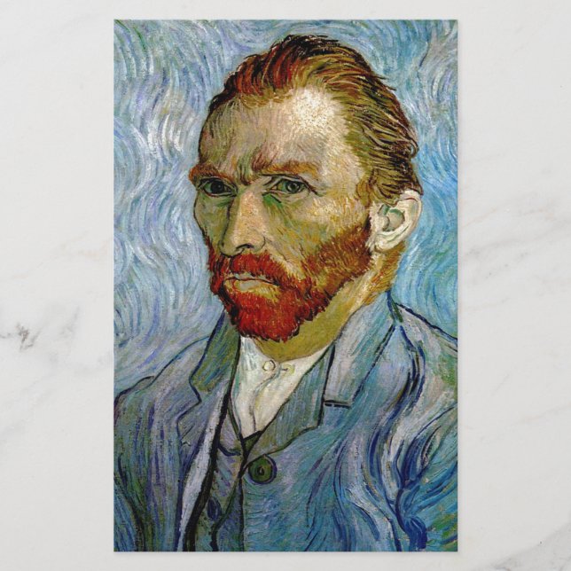 Självporträtt av Van Gogh Brevpapper (Framsida)
