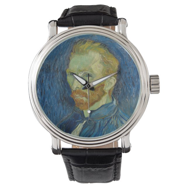 Självporträtt av Vincent Van Gogh 1889 Armbandsur (Framsida)