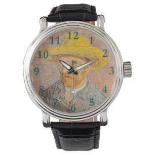 Självporträtt av Vincent Van Gogh impressionistisk Armbandsur